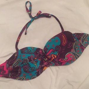 Paisley Pattern Bikini Top